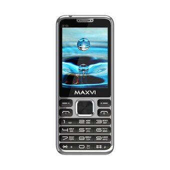  Мобильный телефон MAXVI X10i Metallic Silver 