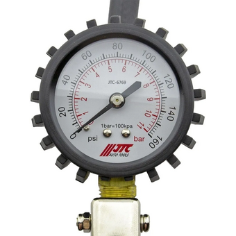  Манометр шинный JTC JTC-6769 3-х функциональный до 160PSI (11 бар) 