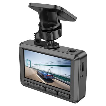  Видеорегистратор HOCO DV2 Driving recorder with display черный 