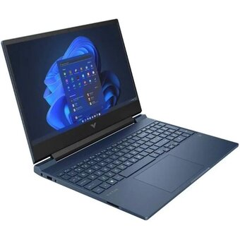  Ноутбук HP Victus 15-fa0033dx (9T9R8UA#ABA) 15.6" 1920x1080/Intel Core i5-12450H/RAM 8Гб/SSD 512Гб/GeForce RTX 3050 4Гб/EngRus/Win11H синий 2.29 кг 