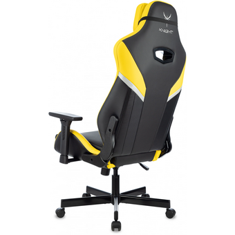  Кресло игровое Knight Thunder 5X Y черный/желтый эко.кожа 
