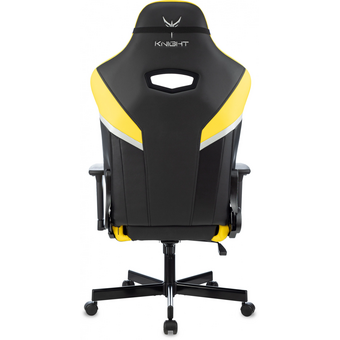  Кресло игровое Knight Thunder 5X Y черный/желтый эко.кожа 