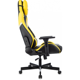  Кресло игровое Knight Thunder 5X Y черный/желтый эко.кожа 