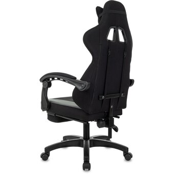  Кресло игровое Zombie Weaver G черный/серый с подголов. крестов. пластик подст.для ног пластик черный 