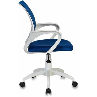  Кресло Бюрократ CH-W696 Blue на колесиках, сетка/ткань, синий 