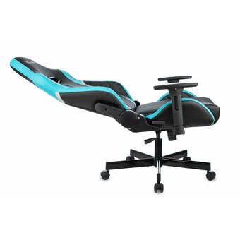  Кресло игровое Knight Thunder 5X BL черный/голубой эко.кожа 