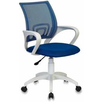  Кресло Бюрократ CH-W696 Blue на колесиках, сетка/ткань, синий 
