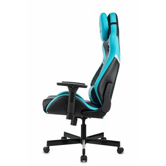  Кресло игровое Knight Thunder 5X BL черный/голубой эко.кожа 