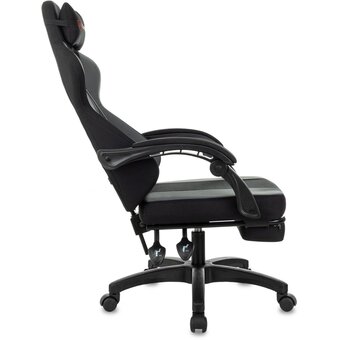  Кресло игровое Zombie Weaver G черный/серый с подголов. крестов. пластик подст.для ног пластик черный 