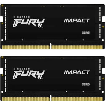  ОЗУ Kingston Fury Impact KF548S38IBK2-64 DDR5 - 2x 32ГБ 4800МГц, для ноутбуков (SO-DIMM), Ret 