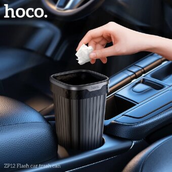  Автомобольный бак для мусора HOCO ZP12 Flash car trash can 