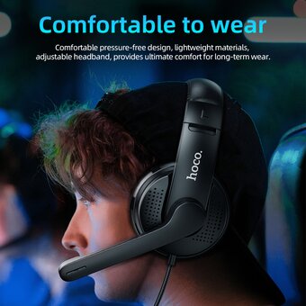  Наушники Hoco W103 Magic tour gaming, black 