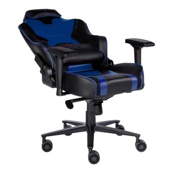  Кресло игровое ZONE 51 Armada Z51-ARD-BL на колесиках, эко.кожа/ткань, черный/синий 