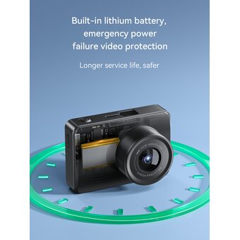  Видеорегистратор HOCO DV3 Driving recorder with displaydual-channel черный 