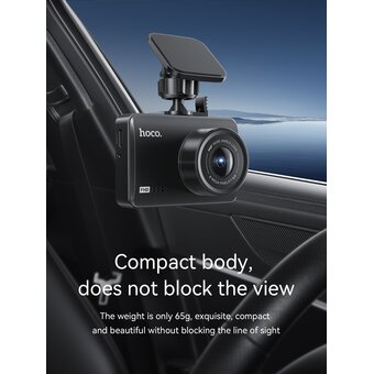  Видеорегистратор HOCO DV3 Driving recorder with displaydual-channel черный 