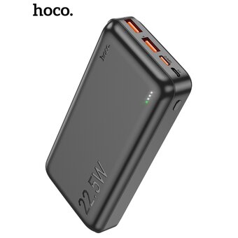  Аккумулятор внешний HOCO J101A Astute 22.5W fully compatible power bank 20000 mAh (чёрный) 
