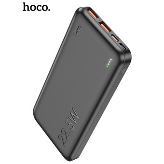  Аккумулятор внешний HOCO J101 Astute 22.5W fully compatible power bank 10000 mAh (чёрный) 
