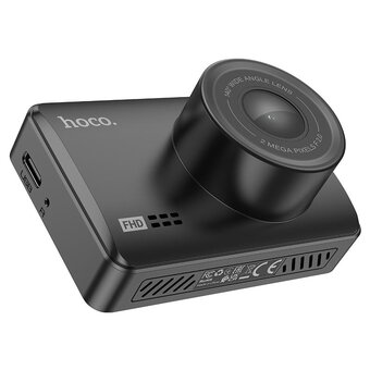 Видеорегистратор HOCO DV3 Driving recorder with displaydual-channel черный 