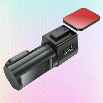  Видеорегистратор HOCO DV8 2K display hidden driving recorder with rear camera черный 