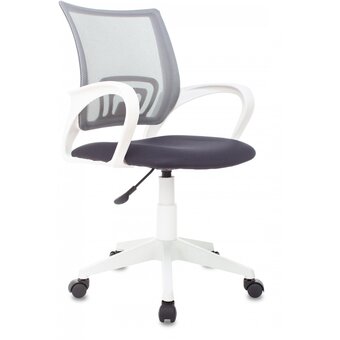  Кресло Бюрократ CH-W696 Grey на колесиках, сетка/ткань, серый 