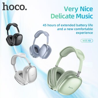 Наушники полноразмерные bluetooth HOCO W35 Air Triumph синий 