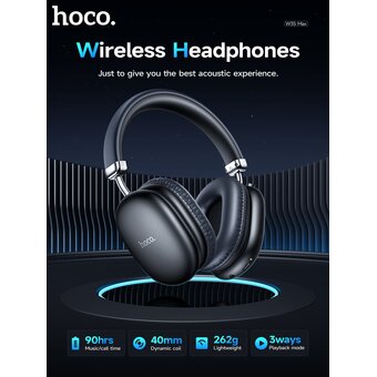  Наушники полноразмерные bluetooth HOCO W35 Max Joy BT headphones (черный) 