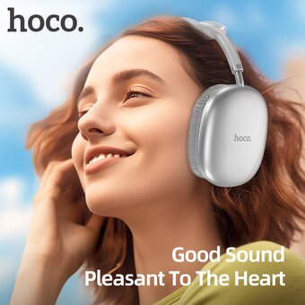  Наушники полноразмерные bluetooth HOCO W35 Air Triumph серебро 