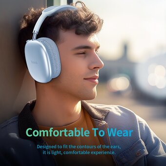  Наушники полноразмерные bluetooth HOCO W35 Air Triumph синий 