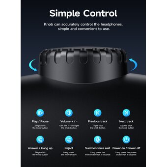  Наушники полноразмерные bluetooth HOCO W35 Max Joy BT headphones (черный) 