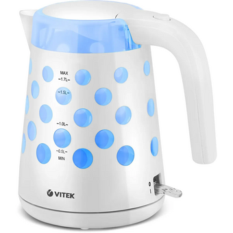  Электрочайник Vitek VT-7048-01 белый 