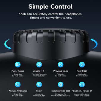  Наушники полноразмерные bluetooth HOCO W35 Max Joy BT headphones (черный) 