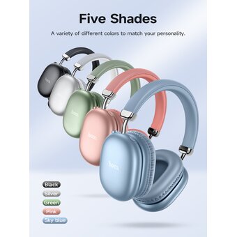  Наушники полноразмерные bluetooth HOCO W35 Max Auspicious ANC noise reduction BT headphones черный 