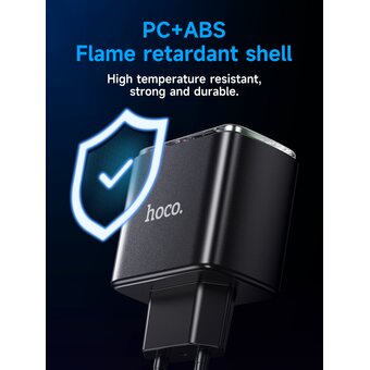  СЗУ HOCO CS42A Smart PD30W+QC3.0 charger EU черный 