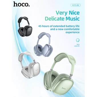  Наушники полноразмерные bluetooth HOCO W35 Air Triumph синий 