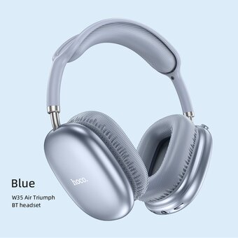  Наушники полноразмерные bluetooth HOCO W35 Air Triumph синий 