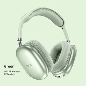  Наушники полноразмерные bluetooth HOCO W35 Air Triumph зеленый 