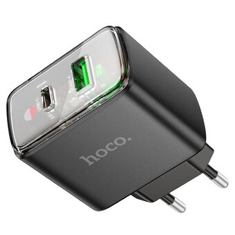  СЗУ HOCO CS42A Smart PD30W+QC3.0 charger EU черный 