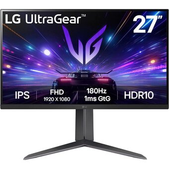  Монитор LG 27GS65F-B (27GS65F-B.ARUZ) черный 