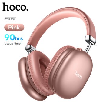  Наушники полноразмерные bluetooth HOCO W35 Max Joy BT розовый 