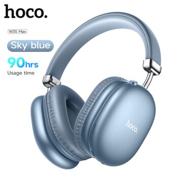  Наушники полноразмерные bluetooth HOCO W35 Max Joy BT голубой 