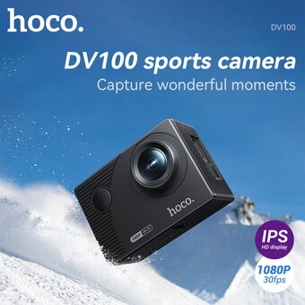  Спортивная камера HOCO DV100 sports camera черный 