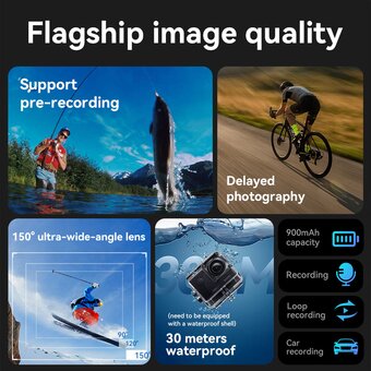  Спортивная камера HOCO DV100 sports camera черный 