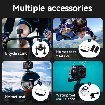  Спортивная камера HOCO DV100 sports camera черный 