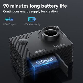  Спортивная камера HOCO DV100 sports camera черный 