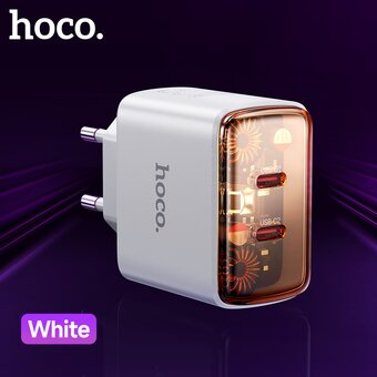  СЗУ HOCO CS43A Smart PD45W(2C) EU белый 