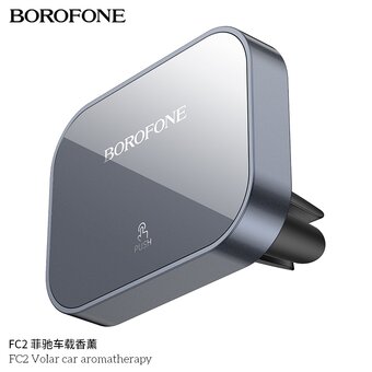  Автомобильный ароматизатор BOROFONE FC2 Volar car aromatherapy серый 
