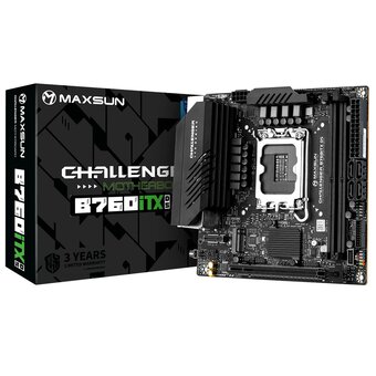  Материнская плата Maxsun MS-Challenger B760ITX D5 B760 (6940709694060) 