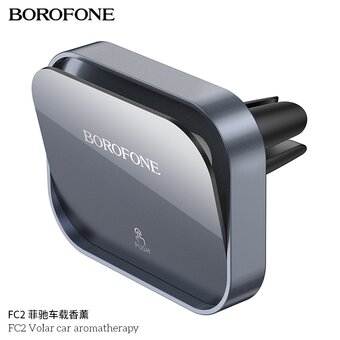  Автомобильный ароматизатор BOROFONE FC2 Volar car aromatherapy серый 