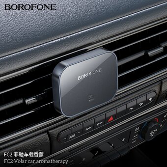  Автомобильный ароматизатор BOROFONE FC2 Volar car aromatherapy серый 