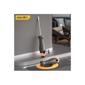  Отвертка шлицевая Deli Home Series Gray HT1106C 
